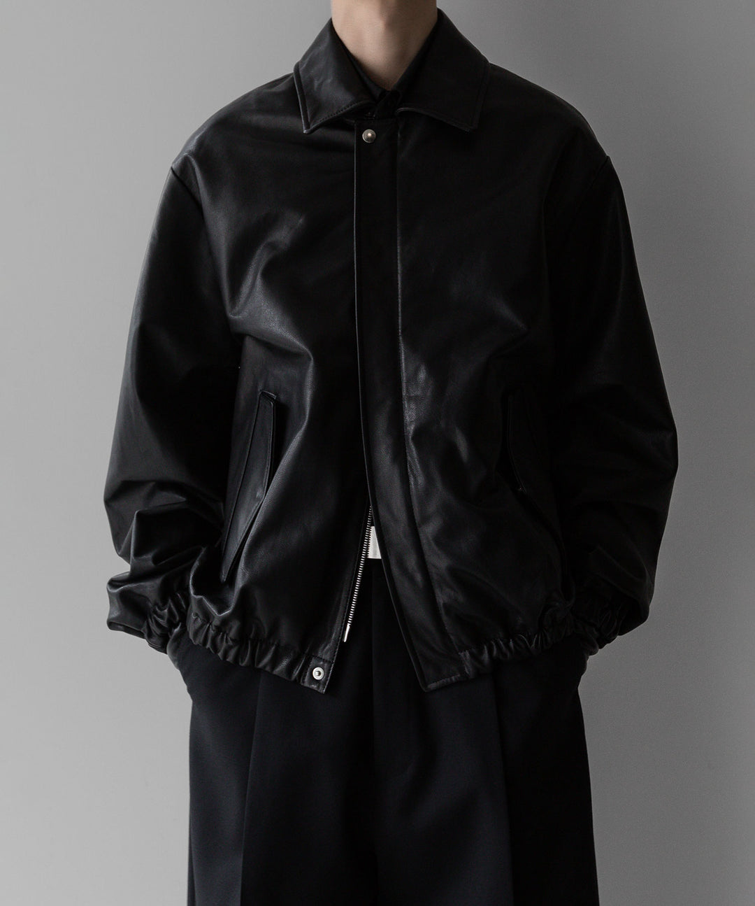 ssstein stein シュタインのLEATHER ZIP BLOUSON - BLACK公式通販サイトsession福岡セレクトショップ