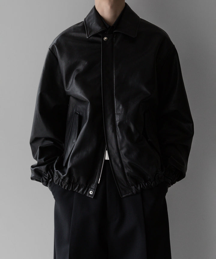 ssstein stein シュタインのLEATHER ZIP BLOUSON - BLACK公式通販サイトsession福岡セレクトショップ