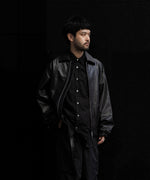 画像をギャラリービューアに読み込む, ssstein(シュタイン)の24AWコレクション LEATHER ZIP SHORT JACKET - BLACK 公式通販サイトsession福岡セレクトショップ
