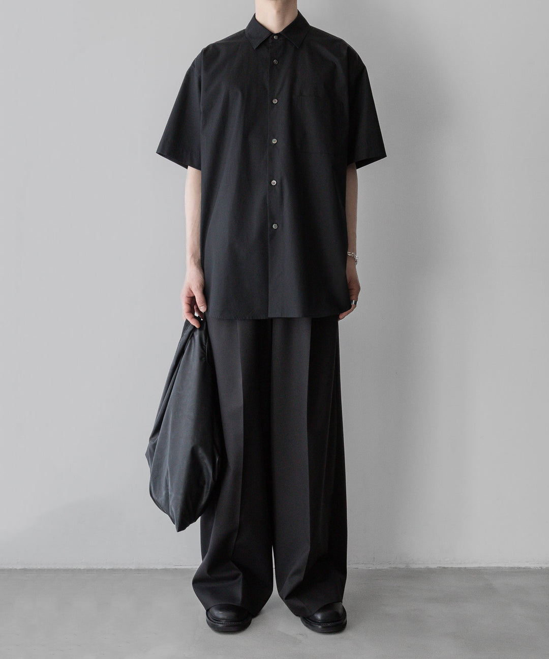 ssstein stein(シュタイン)の24SSコレクション OVERSIZED SS SHIRT - BLACK 公式通販サイトsession福岡セレクトショップ 