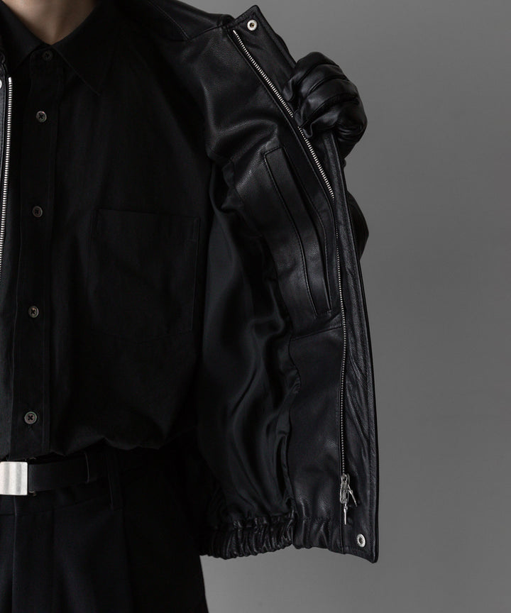 ssstein stein シュタインのLEATHER ZIP BLOUSON - BLACK公式通販サイトsession福岡セレクトショップ