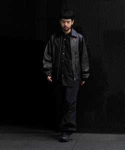 ssstein(シュタイン)の24AWコレクション LEATHER ZIP SHORT JACKET - BLACK 公式通販サイトsession福岡セレクトショップ