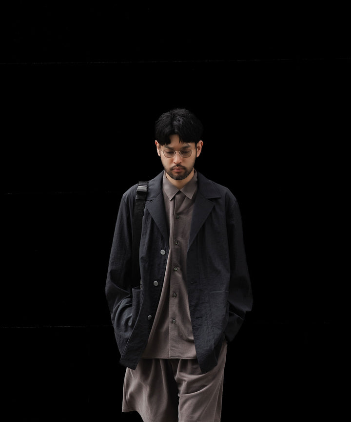 KANEMASA PHIL. カネマサフィルの36G CUPRO ETHER SHIRTのCHARCOALの公式通販サイトsession福岡セレクトショップ