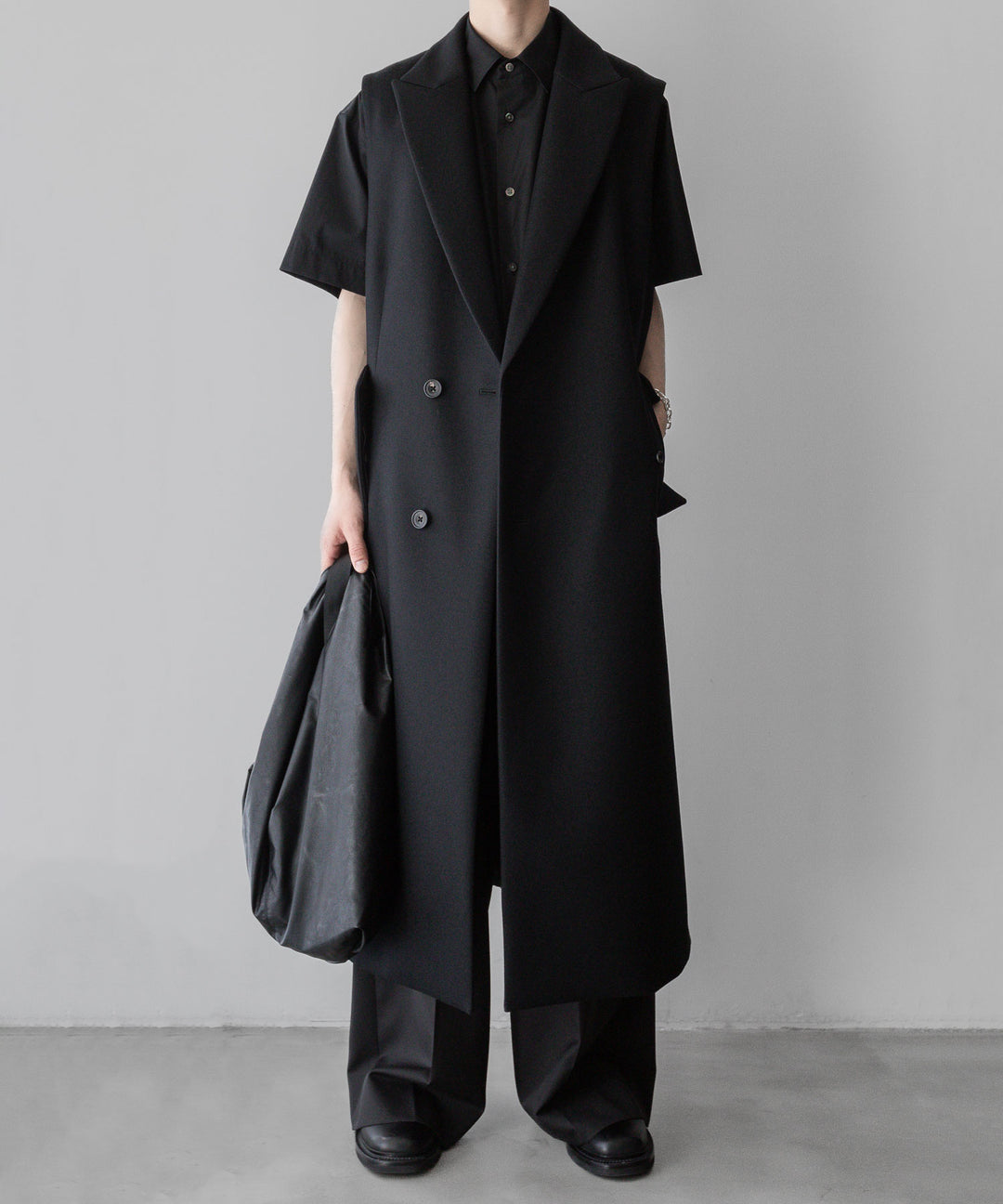 ssstein stein(シュタイン)の24SSコレクション OVERSIZED SS SHIRT - BLACK 公式通販サイトsession福岡セレクトショップ 