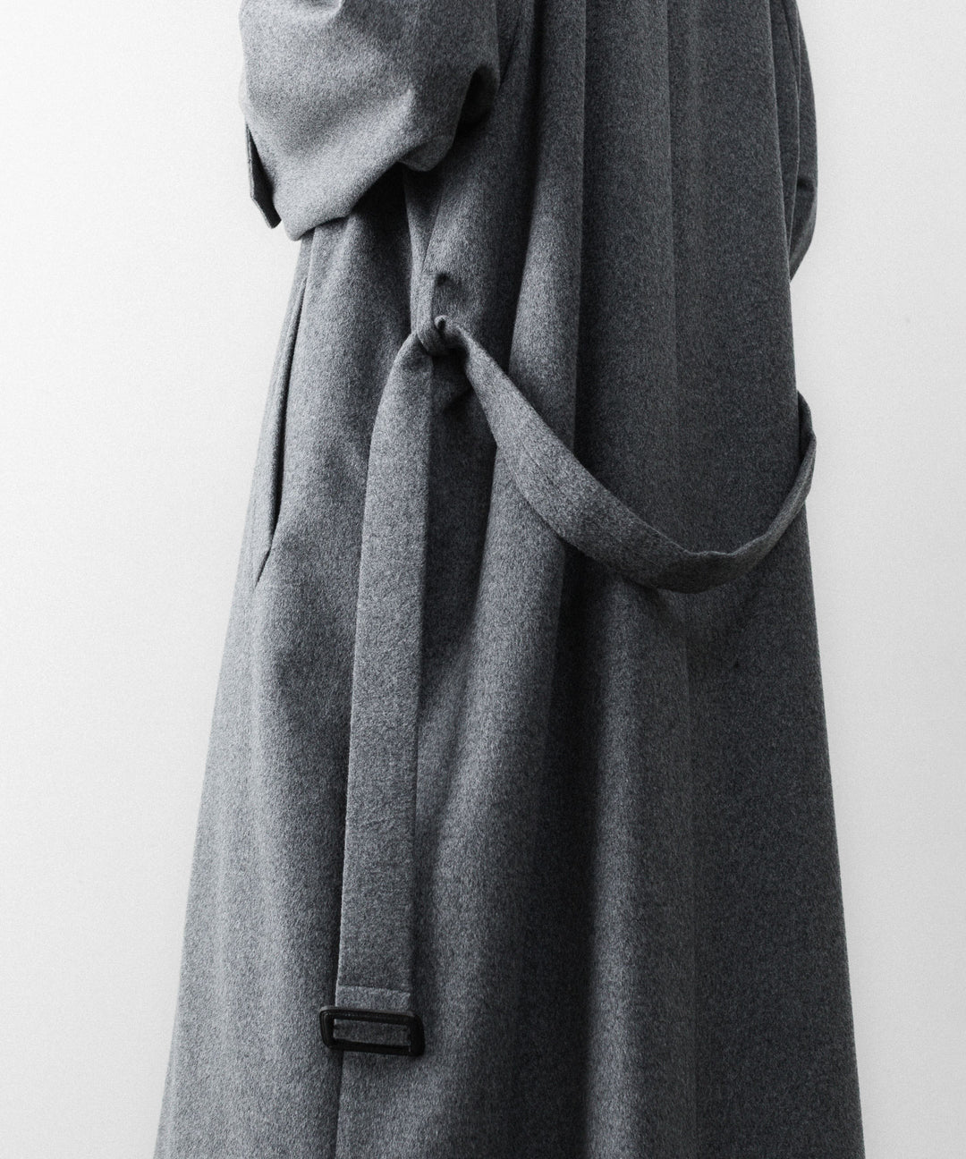 ssstein(シュタイン)のWOOL CASHMERE RAGLAN SLEEVE BALMACAAN COAT - GREYの公式通販サイトsession福岡セレクトショップ