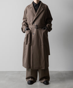 stein(シュタイン)の24AWコレクション OVERSIZED POCKET COAT - DARK GREIGE 公式通販サイトsession福岡セレクトショップ