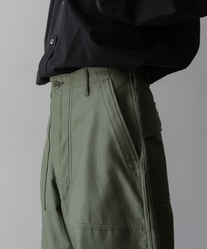INTÉRIM/インテリムのGIZA BACK SATIN BAKER PANTSのOLIVE公式通販サイトsession福岡セレクトショップ