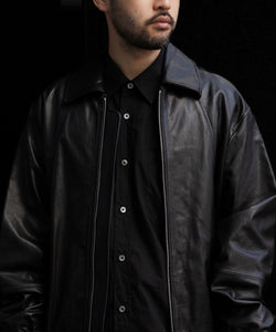 ssstein(シュタイン)の24AWコレクション LEATHER ZIP SHORT JACKET - BLACK 公式通販サイトsession福岡セレクトショップ