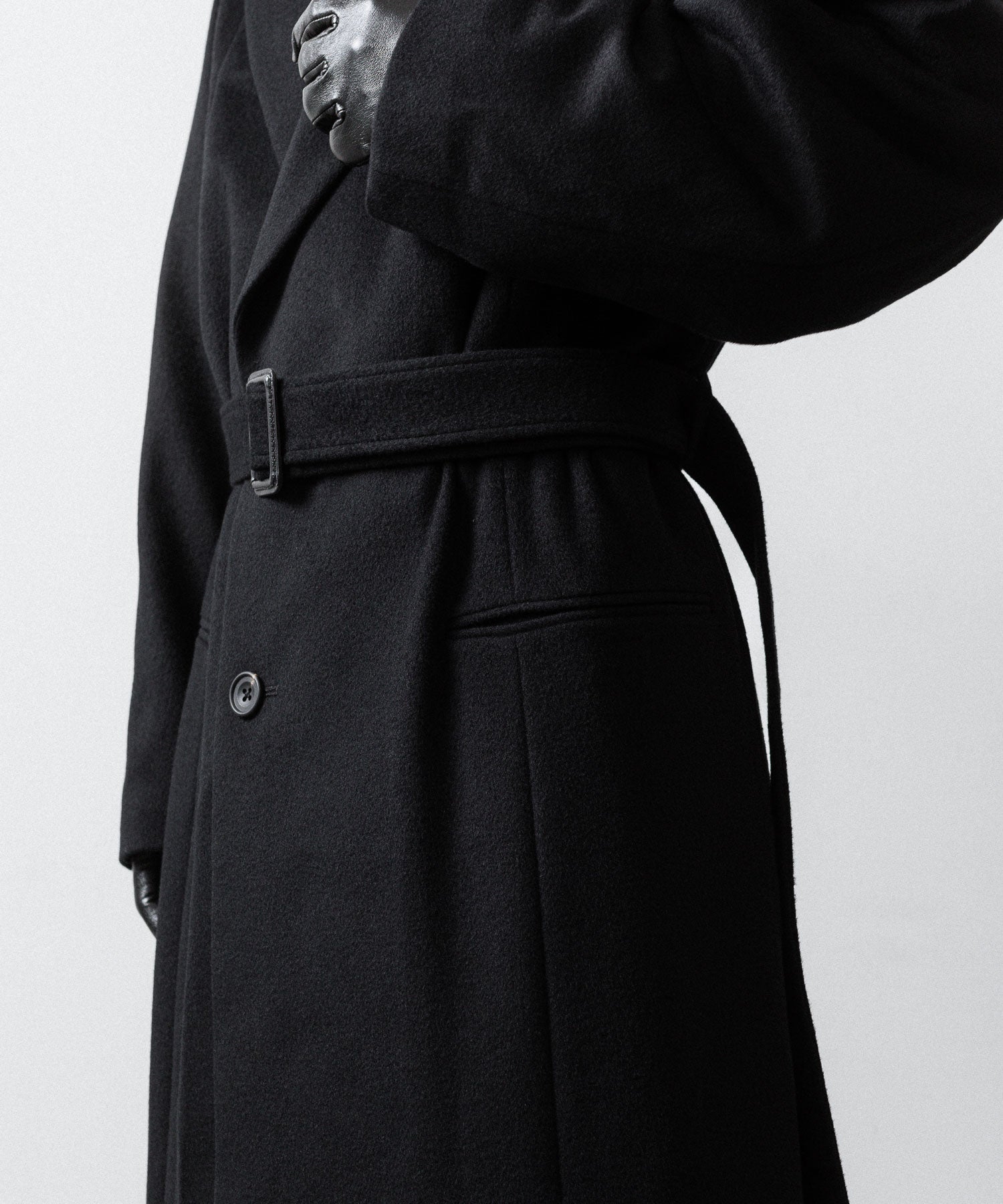 ssstein(シュタイン)のOVERSIZED MAXI-LENGTH PEAK LAPEL COAT - BLACKの公式通販サイトsession福岡セレクトショップ