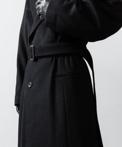 ssstein / シュタイン】OVERSIZED MAXI-LENGTH PEAK LAPEL COAT
