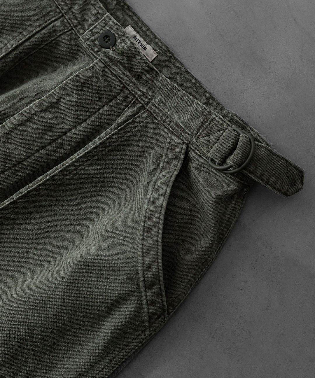 INTÉRIM(インテリム)のUSED WASHED HEAVY PIMA TWILL FRENCH AIR FORCE MECHANIC PANTS - U.OLIVEの公式通販サイトsession福岡セレクトショップ