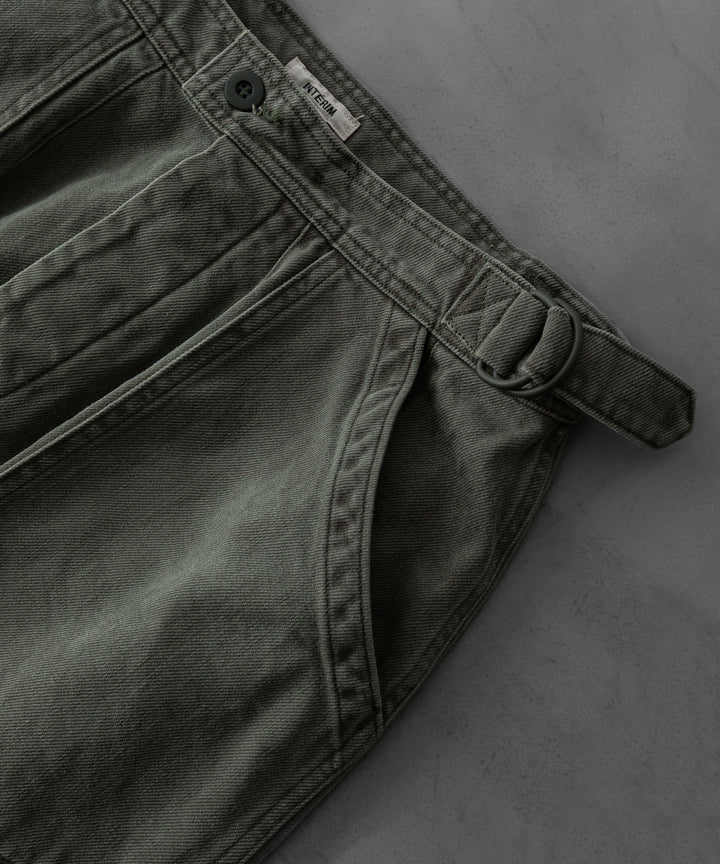 INTÉRIM(インテリム)のUSED WASHED HEAVY PIMA TWILL FRENCH AIR FORCE MECHANIC PANTS - U.OLIVEの公式通販サイトsession福岡セレクトショップ
