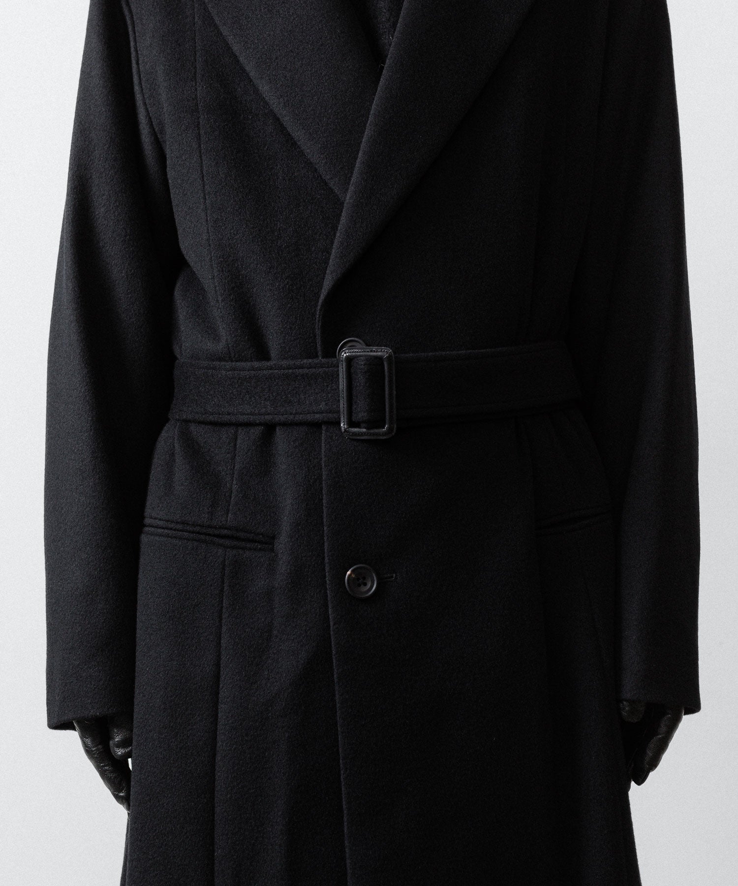 ssstein(シュタイン)のOVERSIZED MAXI-LENGTH PEAK LAPEL COAT - BLACKの公式通販サイトsession福岡セレクトショップ