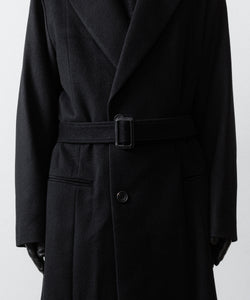 ssstein / シュタイン】OVERSIZED MAXI-LENGTH PEAK LAPEL COAT