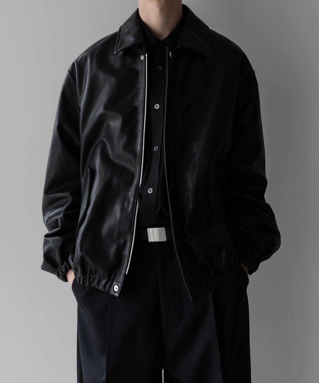ssstein stein シュタインのLEATHER ZIP BLOUSON - BLACK公式通販サイトsession福岡セレクトショップ