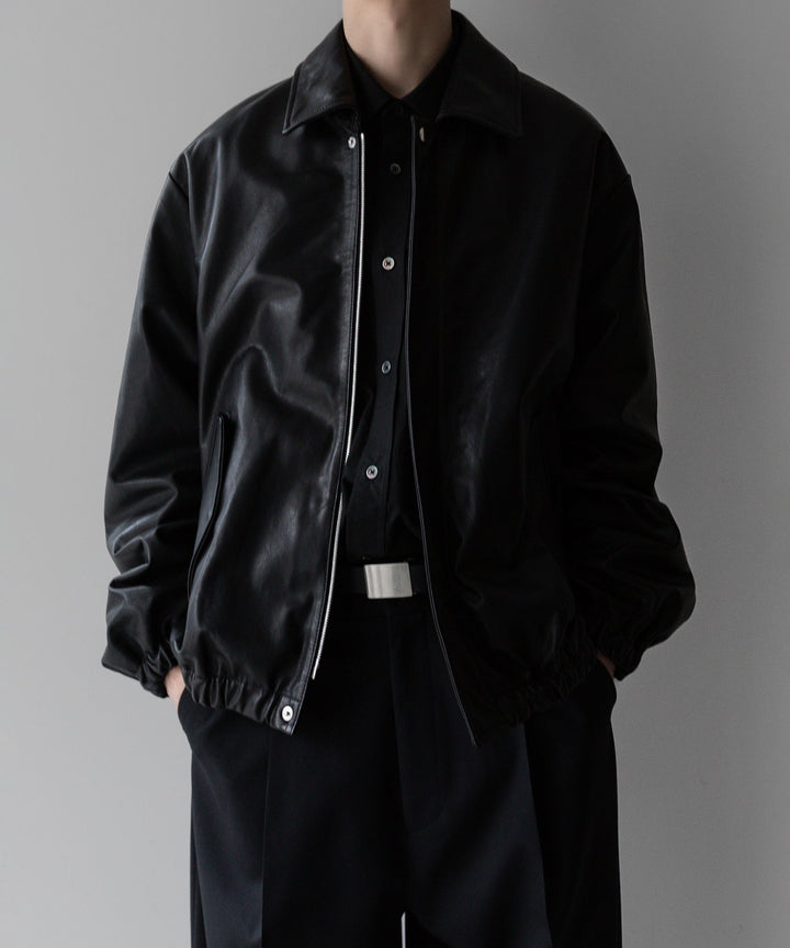 ssstein stein シュタインのLEATHER ZIP BLOUSON - BLACK公式通販サイトsession福岡セレクトショップ
