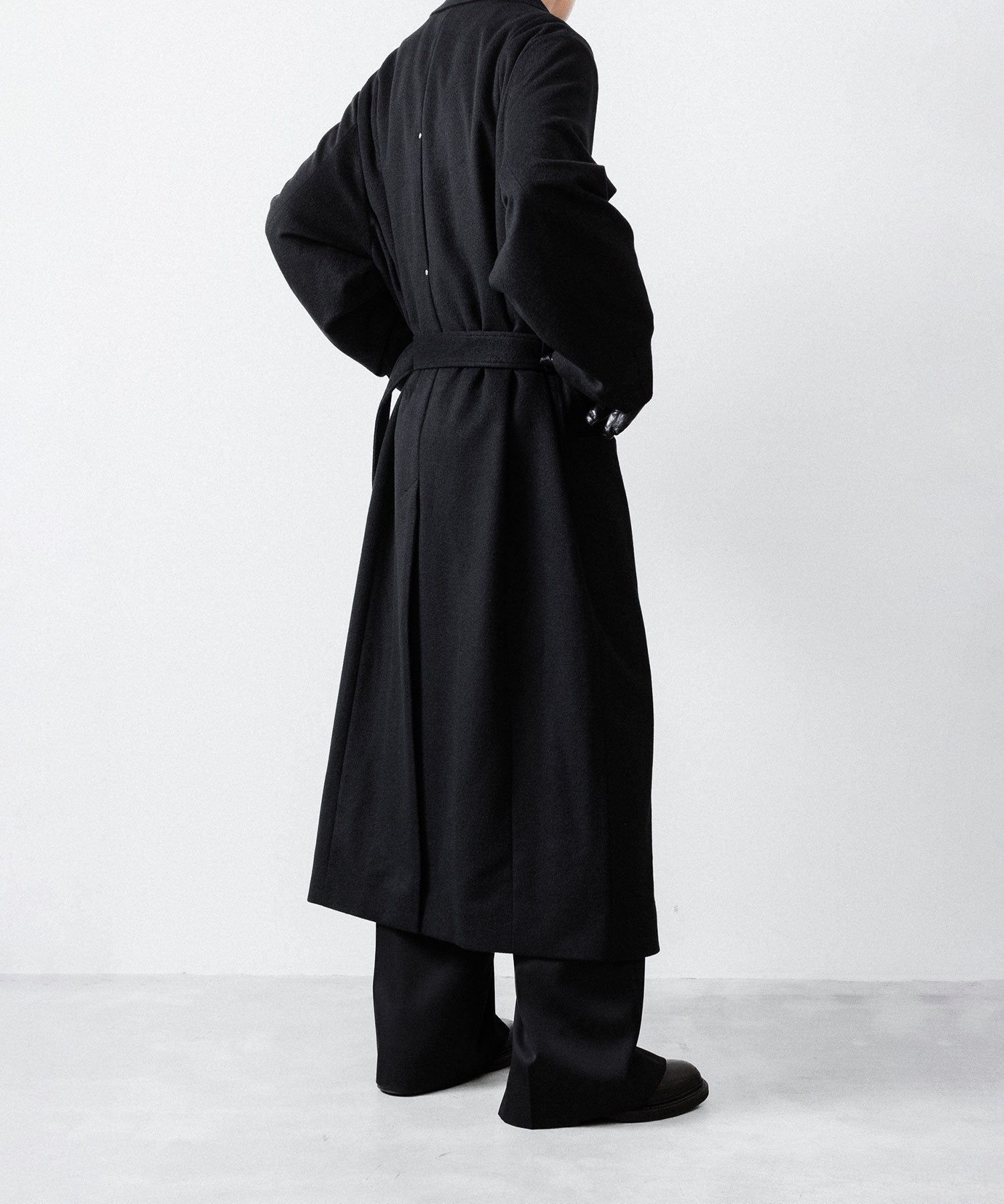 ssstein(シュタイン)のOVERSIZED MAXI-LENGTH PEAK LAPEL COAT - BLACKの公式通販サイトsession福岡セレクトショップ