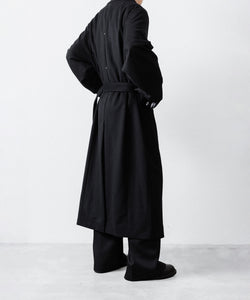 ssstein / シュタイン】OVERSIZED MAXI-LENGTH PEAK LAPEL COAT