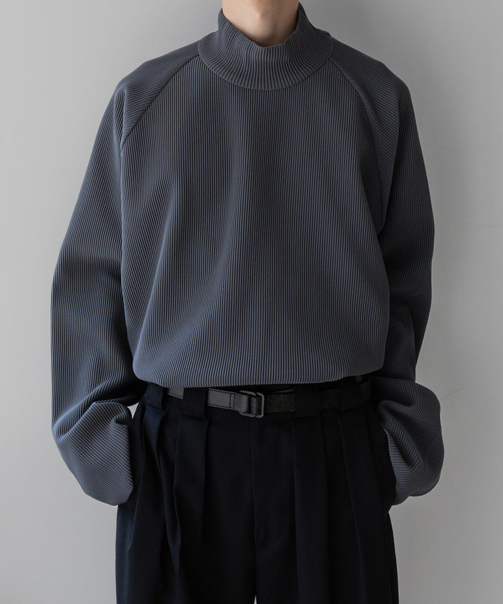【stein】OVERSIZED GRADATION PLEATS LS - N.GREY シュタイン 23ss sessionセッション福岡セレクトショップ 公式通販サイト