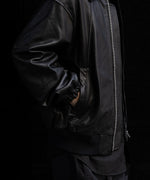 画像をギャラリービューアに読み込む, ssstein(シュタイン)の24AWコレクション LEATHER ZIP SHORT JACKET - BLACK 公式通販サイトsession福岡セレクトショップ
