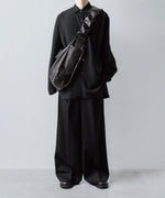 画像をギャラリービューアに読み込む, ssstein(シュタイン)のGOAT LEATHER SHIRRING HANDLE SHOULDER BAG - BLACKの公式通販サイトsession福岡セレクトショップ
