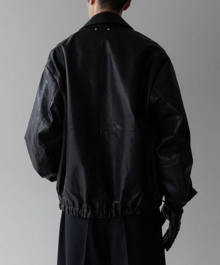 ssstein stein シュタインのLEATHER ZIP BLOUSON - BLACK公式通販サイトsession福岡セレクトショップ