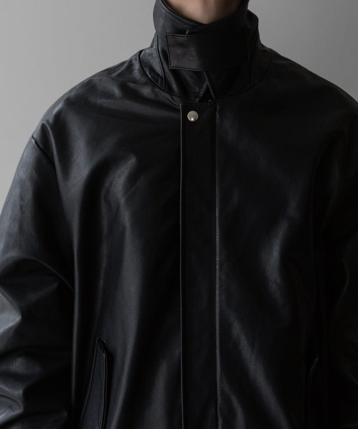 ssstein stein シュタインのLEATHER ZIP BLOUSON - BLACK公式通販サイトsession福岡セレクトショップ