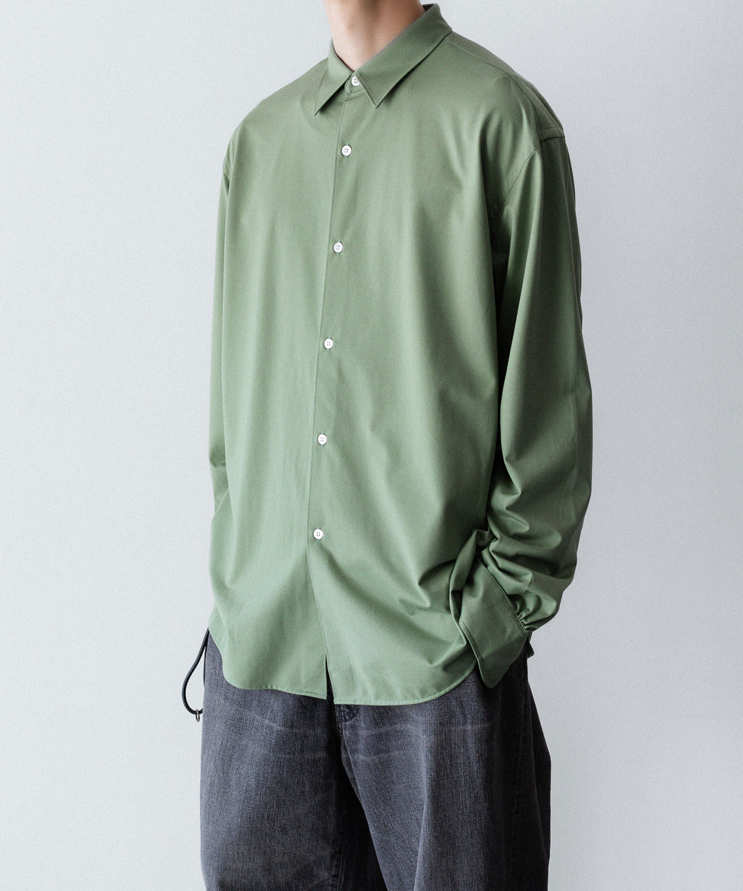【KANEMASA PHIL.】46G MODEST SHIRT - GREEN