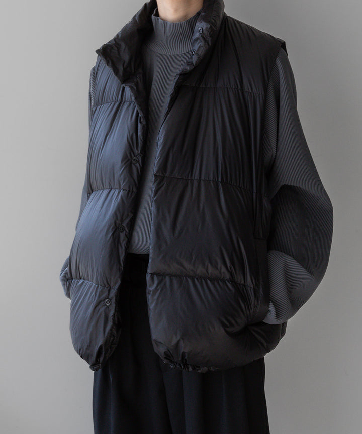 【stein】OVERSIZED GRADATION PLEATS LS - N.GREY シュタイン 23ss sessionセッション福岡セレクトショップ 公式通販サイト