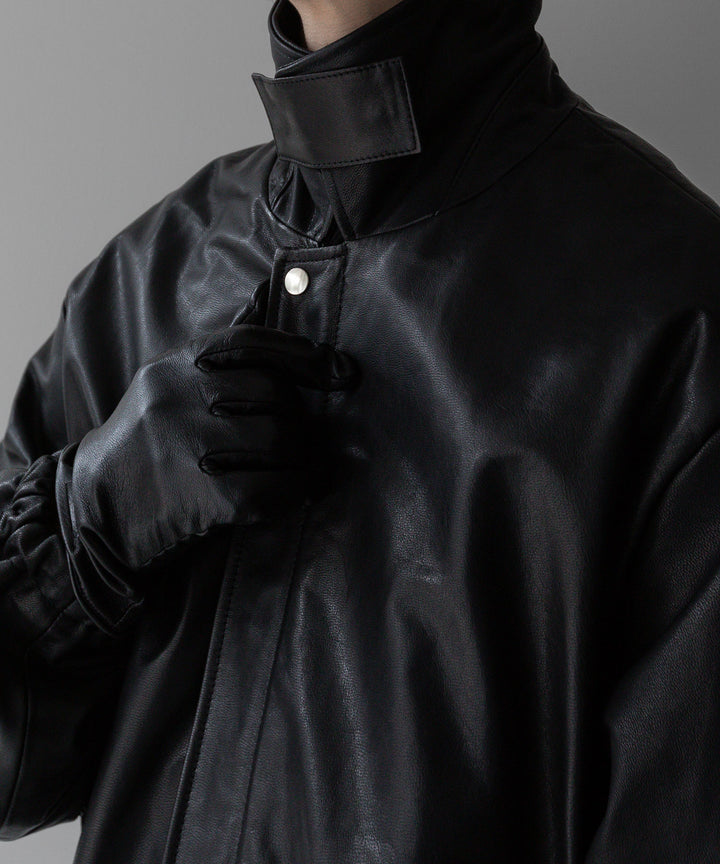 ssstein stein シュタインのLEATHER ZIP BLOUSON - BLACK公式通販サイトsession福岡セレクトショップ
