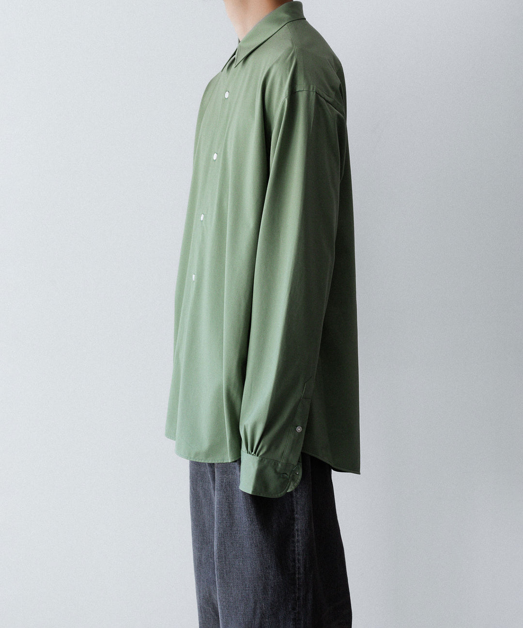 【KANEMASA PHIL.】46G MODEST SHIRT - GREEN