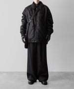 画像をギャラリービューアに読み込む, SUBLATIONS サブレーションズのHEAVY WOOL GABARDINE GURKHA CARGO PANTS - BLACKの公式通販サイトsession福岡セレクトショップ
