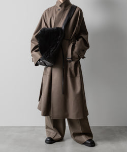 stein(シュタイン)の24AWコレクション OVERSIZED POCKET COAT - DARK GREIGE 公式通販サイトsession福岡セレクトショップ