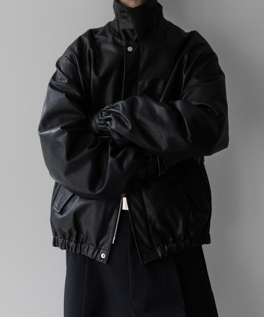 ssstein stein シュタインのLEATHER ZIP BLOUSON - BLACK公式通販サイトsession福岡セレクトショップ