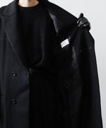 画像をギャラリービューアに読み込む, ssstein(シュタイン)のOVERSIZED MAXI-LENGTH PEAK LAPEL COAT - BLACKの公式通販サイトsession福岡セレクトショップ
