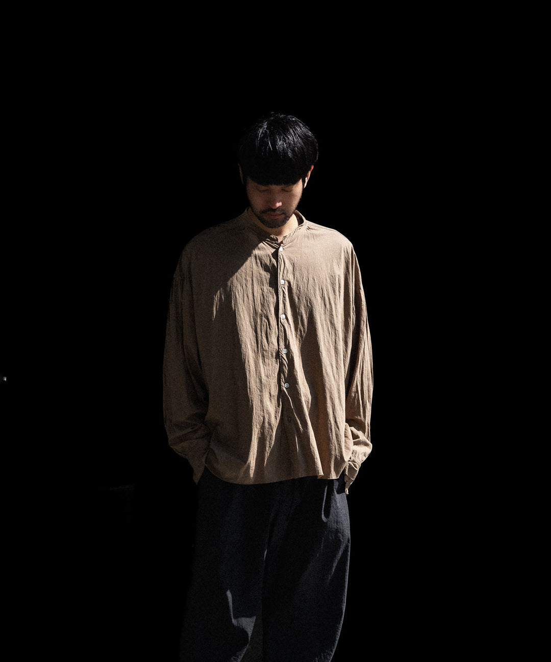KANEMASA PHIL. カネマサフィルの46G ECLIPSE SHIRTのKHAKI BEIGE公式通販サイトsession福岡セレクトショップ