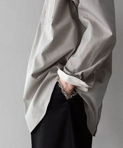 【stein】ssstein シュタインのOVERSIZED BACK BUTTONED SHIRT - GREIGE公式通販サイトsession福岡セレクトショップ