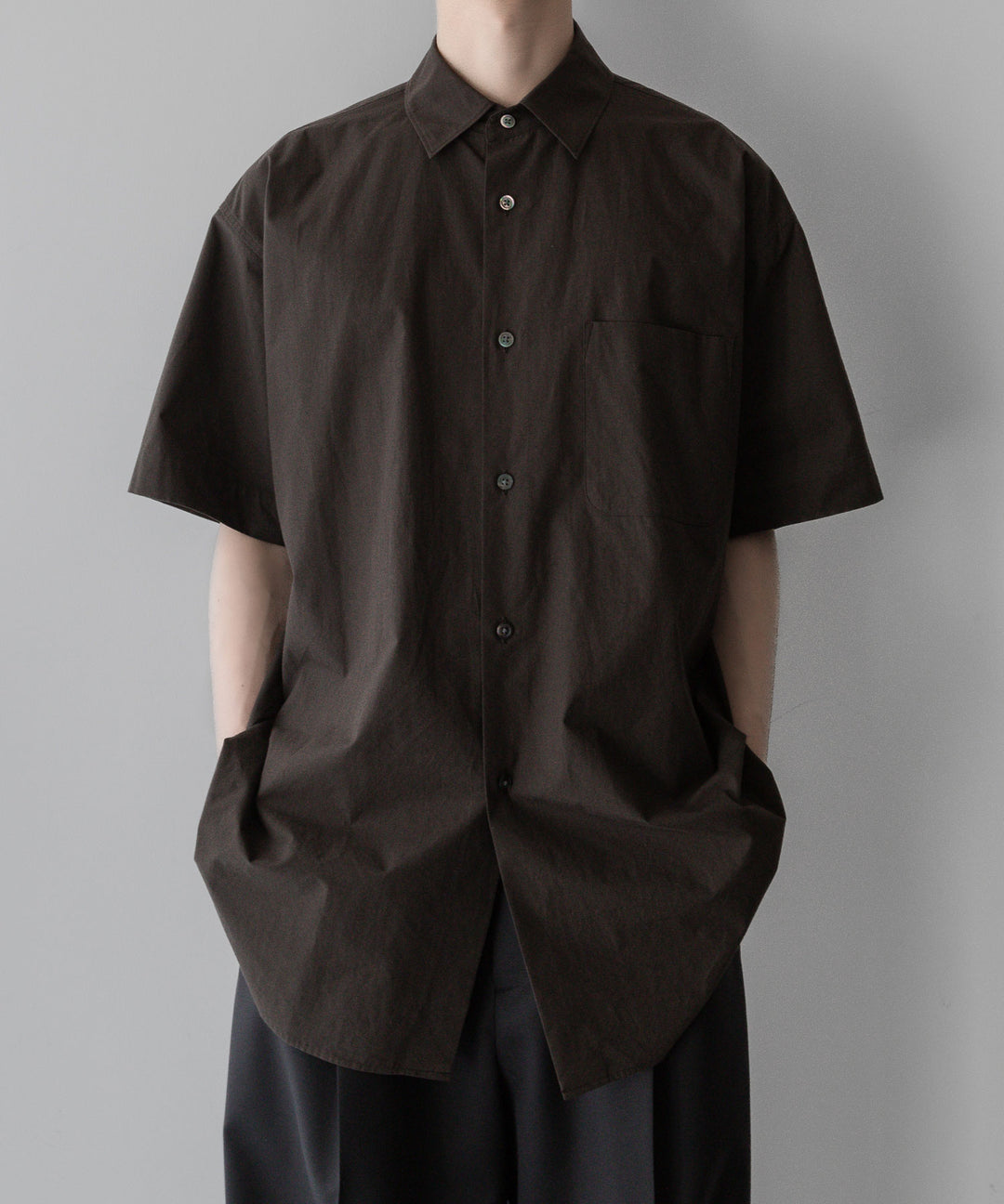 ssstein stein(シュタイン)の24SSコレクション OVERSIZED SS SHIRTのMILITARY KHAKI 公式通販サイトsession福岡セレクトショップ 