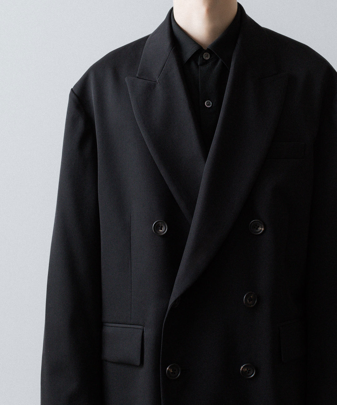 ssstein(シュタイン)のOVERSIZED DOUBLE BREASTED JACKET - BLACKの公式通販サイトsession福岡セレクトショップ