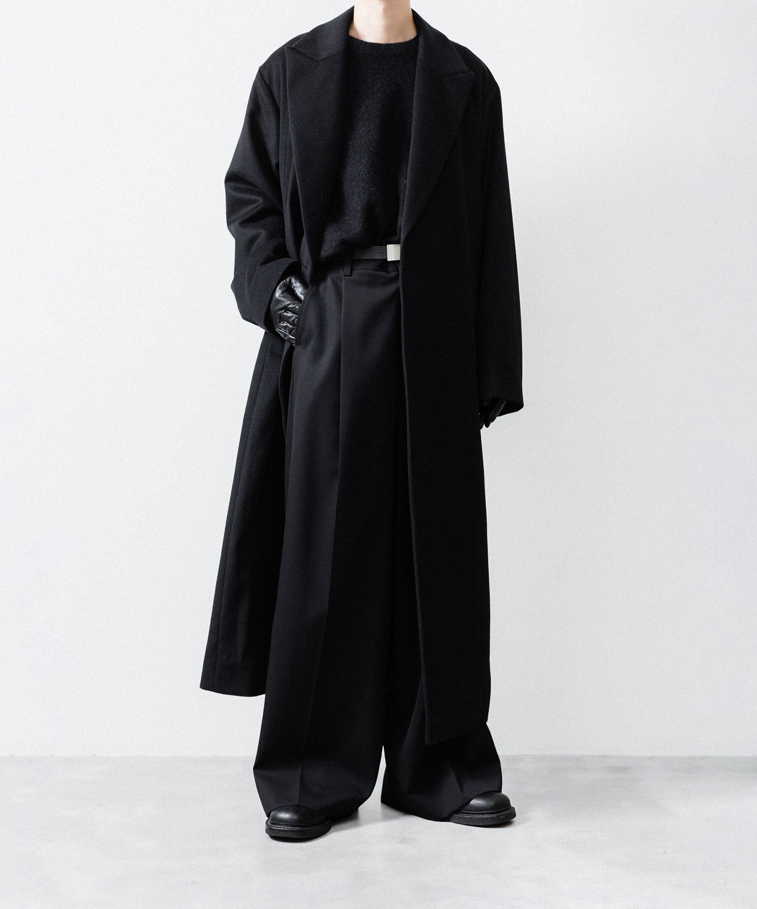 ssstein(シュタイン)のOVERSIZED MAXI-LENGTH PEAK LAPEL COAT - BLACKの公式通販サイトsession福岡セレクトショップ
