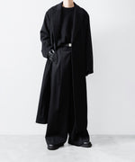 画像をギャラリービューアに読み込む, ssstein(シュタイン)のOVERSIZED MAXI-LENGTH PEAK LAPEL COAT - BLACKの公式通販サイトsession福岡セレクトショップ
