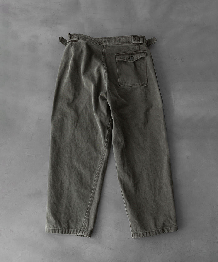 INTÉRIM(インテリム)のUSED WASHED HEAVY PIMA TWILL FRENCH AIR FORCE MECHANIC PANTS - U.OLIVEの公式通販サイトsession福岡セレクトショップ