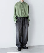画像をギャラリービューアに読み込む, 【ANTHEM A】WASHED DENIM NO-BRAINER PANTS - BLACK
