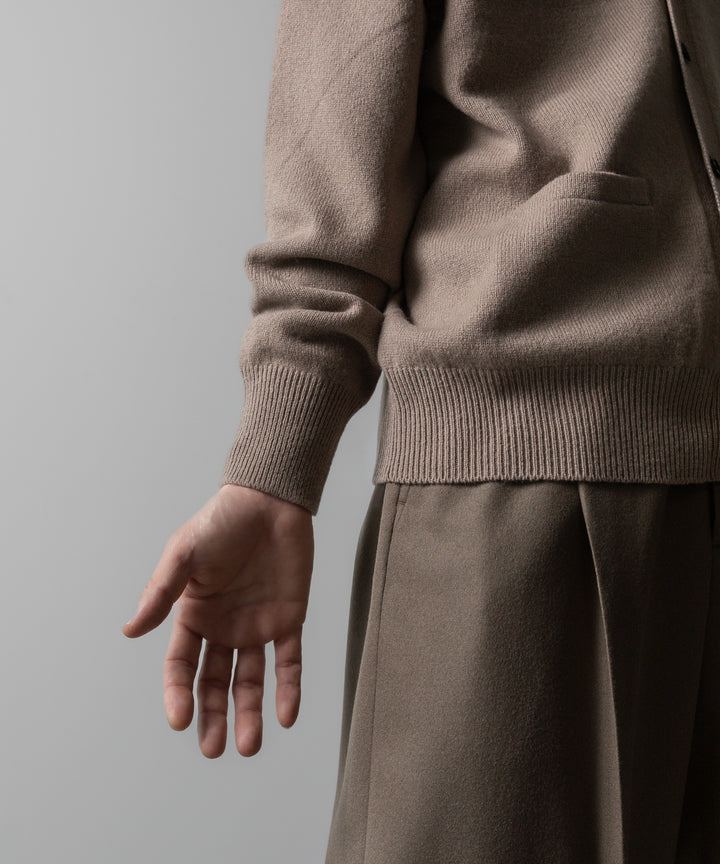 ssstein(シュタイン)の24AWコレクション EXTRA FINE WOOL KNIT CARDIGAN - BEIGE 公式通販サイトsession福岡セレクトショップ