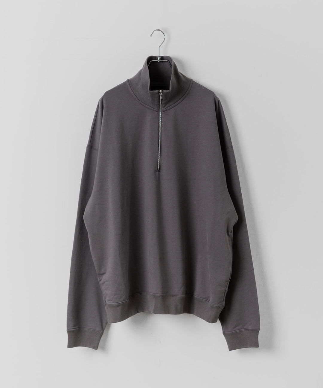 KANEMASA PHIL. カネマサフィルの36G SUPER FINE GAUGE HALF ZIP PULLOVER - CHARCOALの公式通販サイトsession福岡セレクトショップ