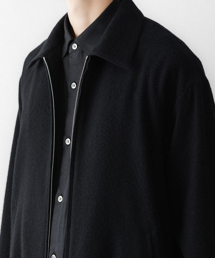 ssstein(シュタイン)のW/CA FLEECE LIGHT ZIP JACKET - BLACKの公式通販サイトsession福岡セレクトショップ