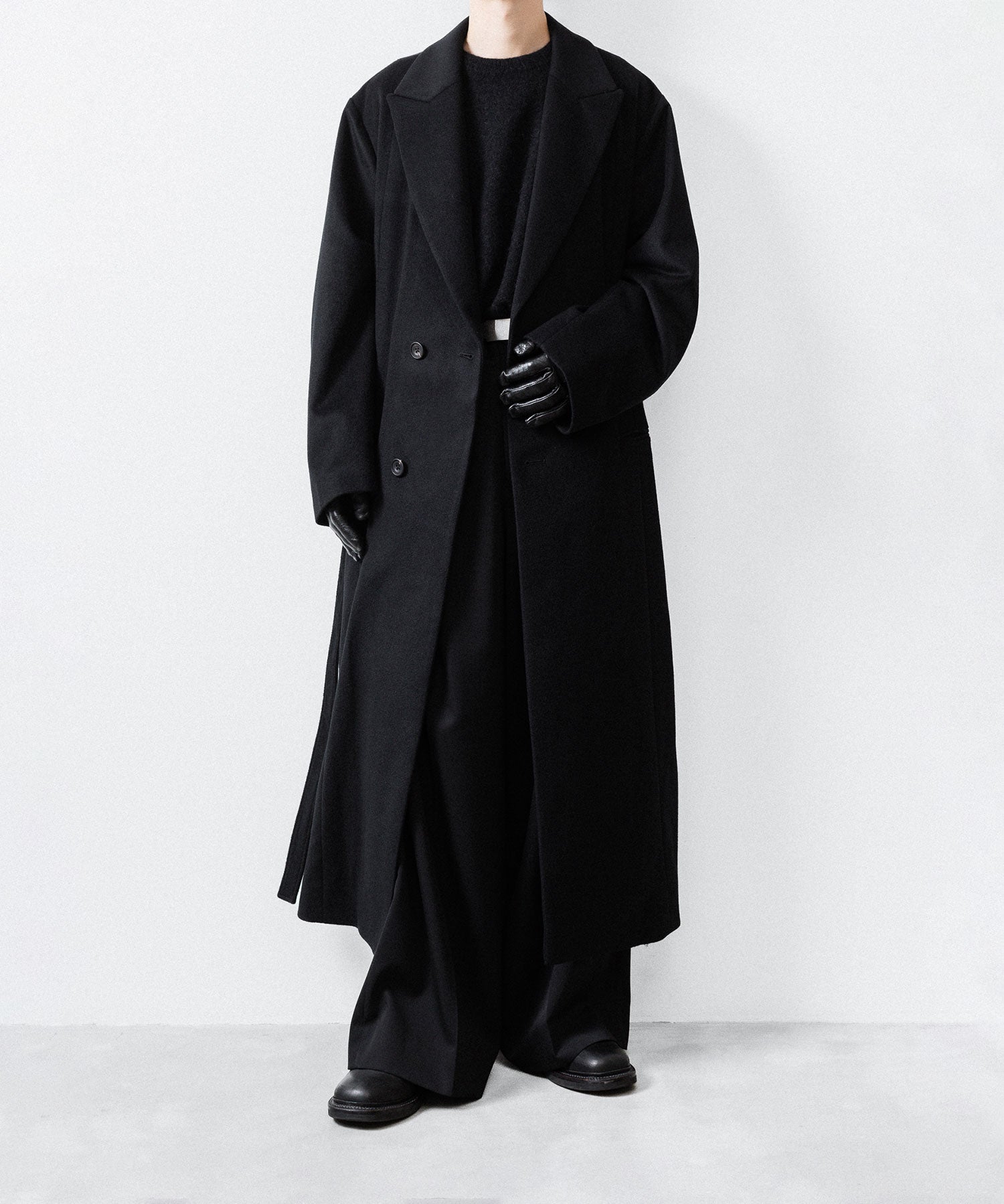 ssstein(シュタイン)のOVERSIZED MAXI-LENGTH PEAK LAPEL COAT - BLACKの公式通販サイトsession福岡セレクトショップ