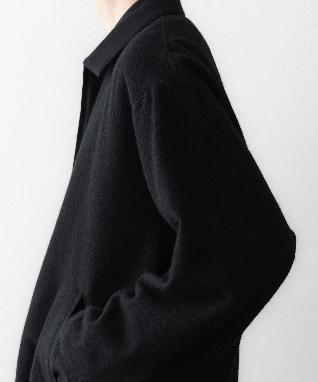 ssstein(シュタイン)のW/CA FLEECE LIGHT ZIP JACKET - BLACKの公式通販サイトsession福岡セレクトショップ