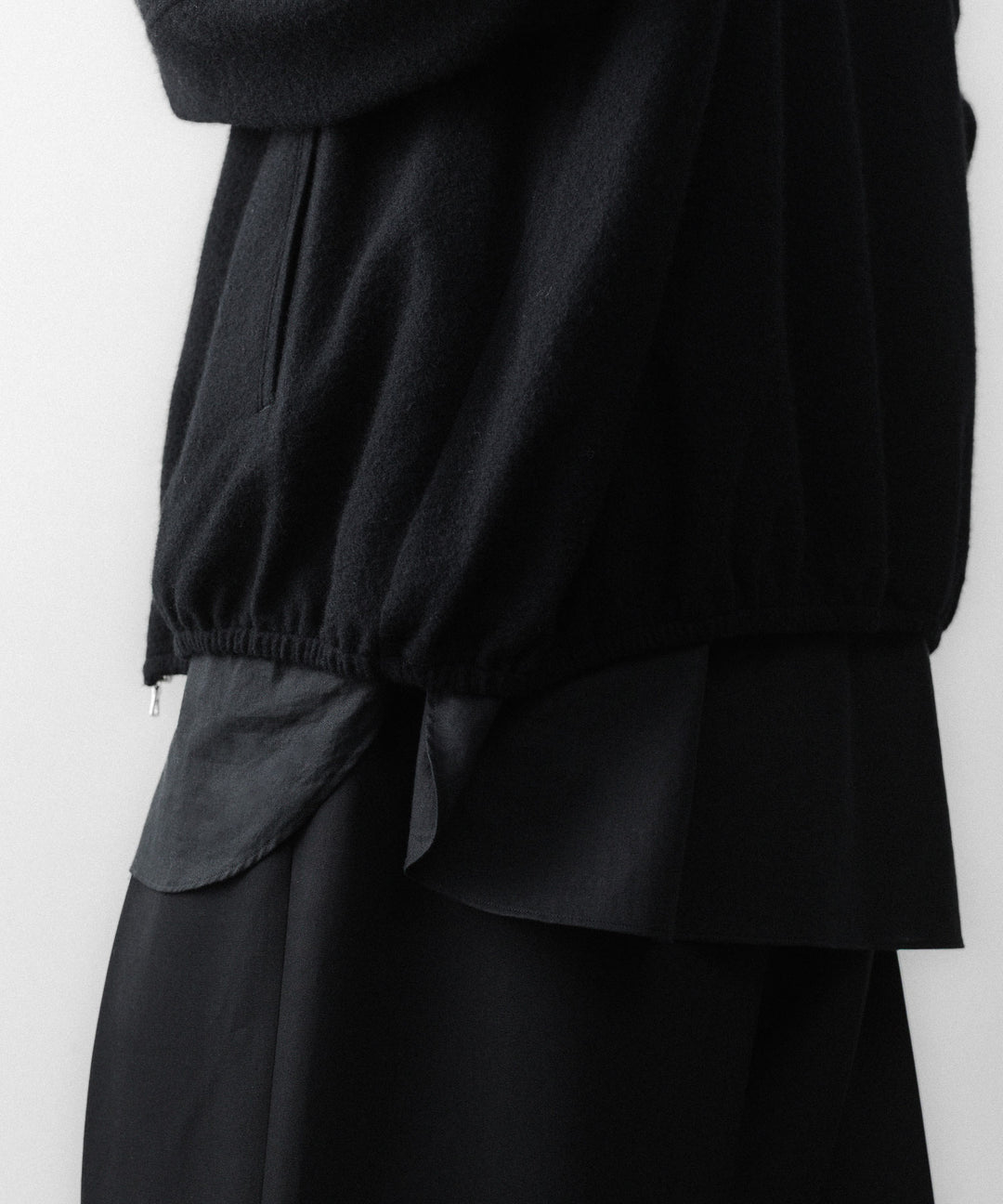 ssstein(シュタイン)のW/CA FLEECE LIGHT ZIP JACKET - BLACKの公式通販サイトsession福岡セレクトショップ
