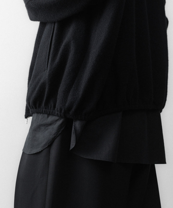 ssstein(シュタイン)のW/CA FLEECE LIGHT ZIP JACKET - BLACKの公式通販サイトsession福岡セレクトショップ